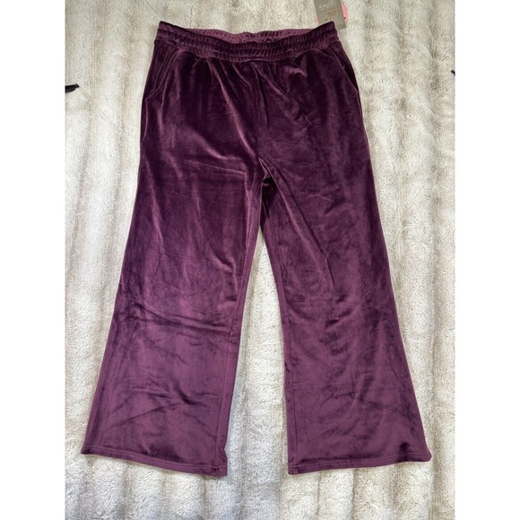 Lark + Grey Maternity Burgundy Sweat Pants Size XL - Picture 1 of 8